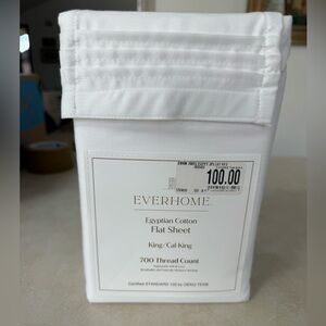 700 thread count Egyptian cotton King Flat Sheet